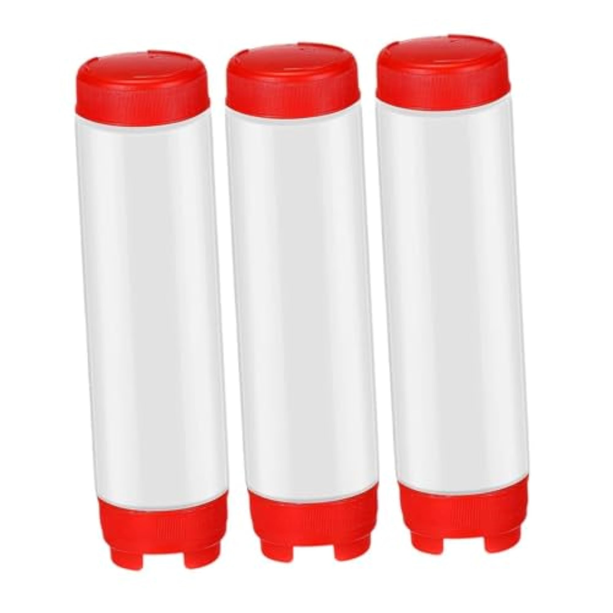3 Pieces Condiment Squeeze Bottles Refillable